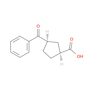 (1S,3R)-3-Benzoylcyclopentanecarboxylic acid