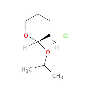 2H-Pyran, 3-chlorotetrahydro-2-(1-methylethoxy)-, trans-