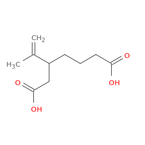 Heptanedioic acid, 3-(1-methylethenyl)-