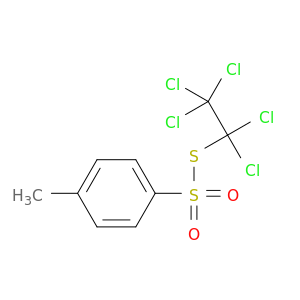 Benzenesulfonothioic acid, 4-methyl-, S-(pentachloroethyl) ester