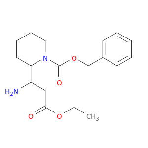 乙基β-氨基-1-[(苯基甲氧基)羰基]-2-哌啶丙二酸酯