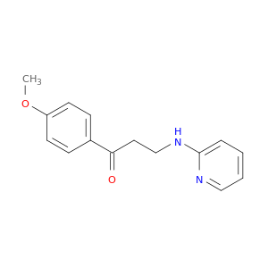 1-Propanone, 1-(4-methoxyphenyl)-3-(2-pyridinylamino)-