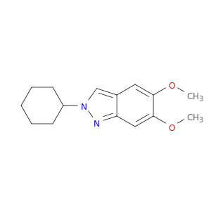 2H-Indazole, 2-cyclohexyl-5,6-dimethoxy-