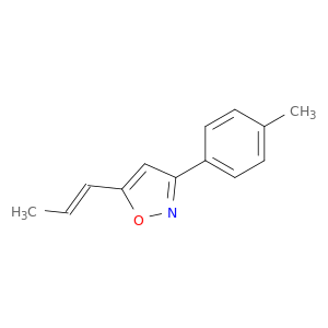 Isoxazole, 3-(4-methylphenyl)-5-(1E)-1-propenyl-
