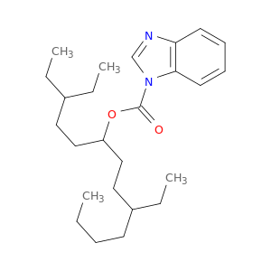 1H-Benzimidazole-1-carboxylic acid, 4-ethyl-1-(3-ethylpentyl)octyl ester