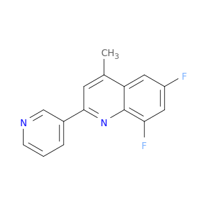 Quinoline, 6,8-difluoro-4-methyl-2-(3-pyridinyl)-