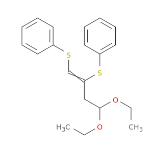 Benzene, 1,1'-[[2-(2,2-diethoxyethyl)-1,2-ethenediyl]bis(thio)]bis-