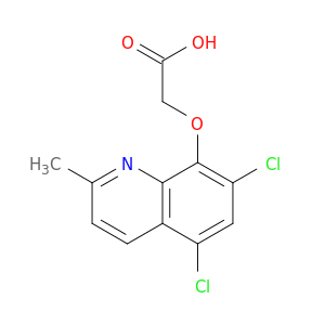 2-[(5,7-Dichloro-2-methylquinolin-8-yl)oxy]acetic Acid