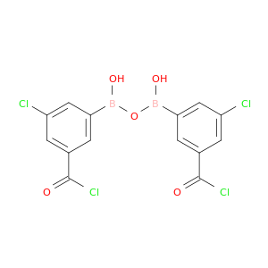 Bis(3-chloro-5-(chlorocarbonyl)phenyl)diboronic acid