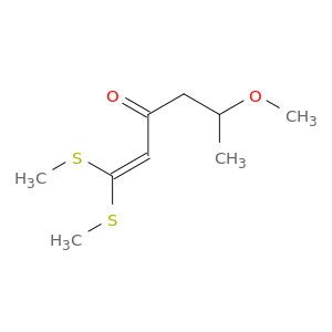 1-Hexen-3-one, 5-methoxy-1,1-bis(methylthio)-