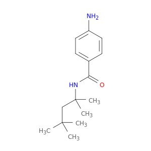 Benzamide, 4-amino-N-(1,1,3,3-tetramethylbutyl)-
