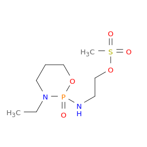 Ethanol,2-[(3-ethyltetrahydro-2-oxido-2H-1,3,2-oxazaphosphorin-2-yl)amino]-,methanesulfonate (ester) (9CI)