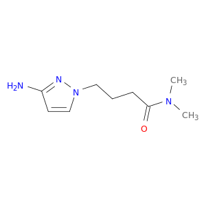4-(3-amino-1H-pyrazol-1-yl)-N,N-dimethylbutanamide