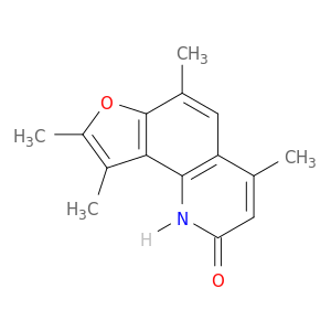 4,6,8,9-Tetramethyl-2H-furo(2,3-h)quinolin-2-one