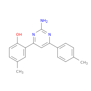 Phenol, 2-[2-amino-6-(4-methylphenyl)-4-pyrimidinyl]-4-methyl-