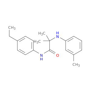 Propanamide, N-(4-ethylphenyl)-2-methyl-2-[(3-methylphenyl)amino]-