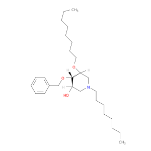 3-Piperidinol, 1-octyl-5-(octyloxy)-4-(phenylmethoxy)-, (3R,4S,5S)-