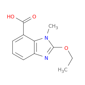 1H-Benzimidazole-7-carboxylic acid, 2-ethoxy-1-methyl-
