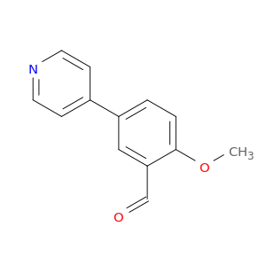 2-Methoxy-5-(pyridin-4-yl)benzaldehyde