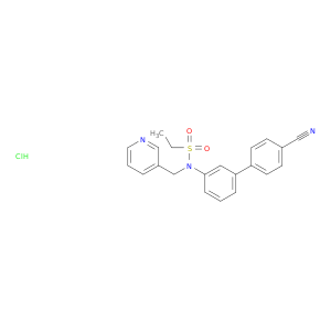 乙酰磺酰胺,N-(4'-氰基[1,1'-Biphenyl]-3-基)-N-(3-吡啶基甲基)-,盐酸盐(1：1)