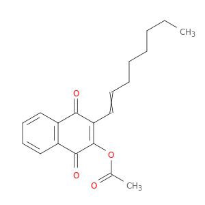 1,4-Naphthalenedione, 2-(acetyloxy)-3-(1-octenyl)-