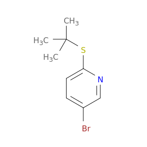 5-bromo-2-(tert-butylsulfanyl)pyridine