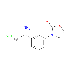 3-[3-(1-Aminoethyl)phenyl]-1,3-oxazolidin-2-one hydrochloride