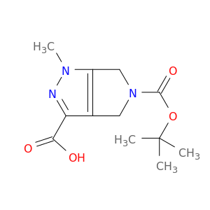 1-甲基-5-叔丁氧基羰基-4,6-二氢吡咯并[3,4-d]吡唑-3-羧酸