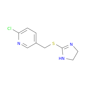 Pyridine, 2-chloro-5-[[(4,5-dihydro-1H-imidazol-2-yl)thio]methyl]-