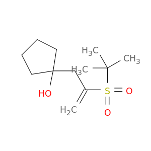 Cyclopentanol, 1-[2-[(1,1-dimethylethyl)sulfonyl]-2-propenyl]-