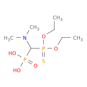 Phosphonic acid, [(diethoxyphosphinothioyl)(dimethylamino)methyl]-