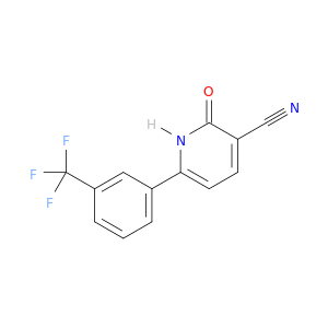 2-Oxo-6-(3-(trifluoromethyl)phenyl)-1,2-dihydropyridine-3-carbonitrile