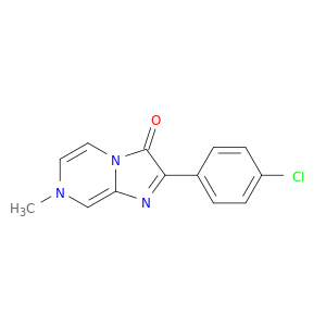 Imidazo[1,2-a]pyrazin-3(7H)-one, 2-(4-chlorophenyl)-7-methyl-