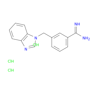 3-(1H-1,3-Benzodiazol-1-ylmethyl)benzene-1-carboximidamide Trihydrochloride