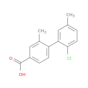 4-(2-Chloro-5-methylphenyl)-3-methylbenzoic acid