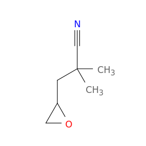 2,2-Dimethyl-3-(oxiran-2-yl)propanenitrile