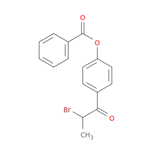 4-(2-bromopropanoyl)phenyl benzoate