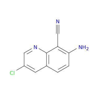 8-Quinolinecarbonitrile, 7-amino-3-chloro-