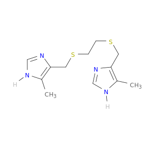 1H-Imidazole, 4,4'-[1,2-ethanediylbis(thiomethylene)]bis[5-methyl-