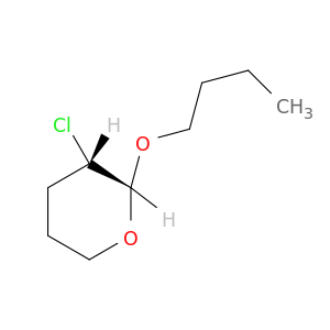2H-Pyran, 2-butoxy-3-chlorotetrahydro-, cis-