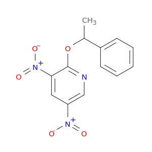 Pyridine, 3,5-dinitro-2-(1-phenylethoxy)-