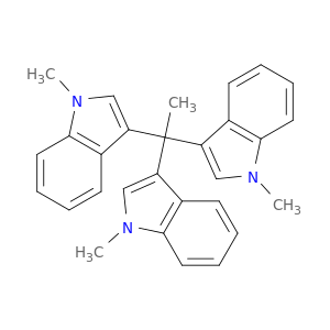 1H-Indole, 3,3',3''-ethylidynetris[1-methyl-