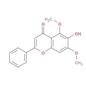 4H-1-Benzopyran-4-one, 6-hydroxy-5,7-dimethoxy-2-phenyl-