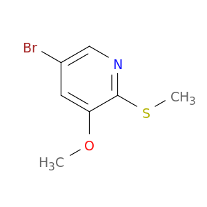 5-bromo-3-methoxy-2-(methylsulfanyl)pyridine