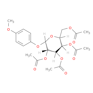 4-甲氧基苯基 ALPHA-D-吡喃甘露糖苷四乙酸酯