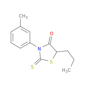 3-(3-甲基苯基)-5-丙基-2-硫代氧基-4-噻唑烷酮
