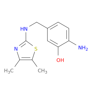 Phenol, 2-amino-5-[[(4,5-dimethyl-2-thiazolyl)amino]methyl]-