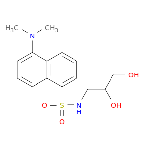 1-Naphthalenesulfonamide, N-(2,3-dihydroxypropyl)-5-(dimethylamino)-