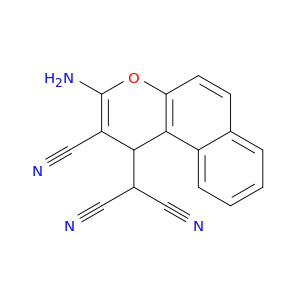 Propanedinitrile, (3-amino-2-cyano-1H-naphtho[2,1-b]pyran-1-yl)-