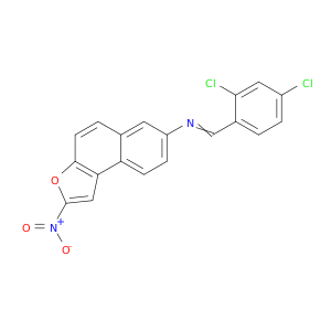 Naphtho[2,1-b]furan-7-amine,N-[(2,4-dichlorophenyl)methylene]-2-nitro-
